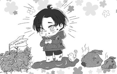 Manga style chibi (OC: Huanglin)